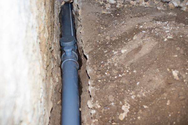 Drain Line Installation in Fenton