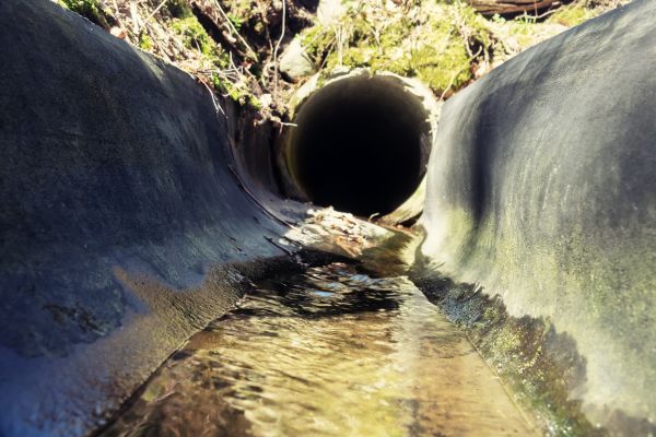 Drainage Swale Installation in Fenton