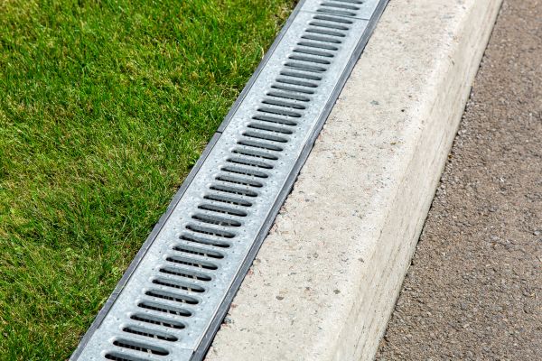 Courtyard Drain Installation in Fenton