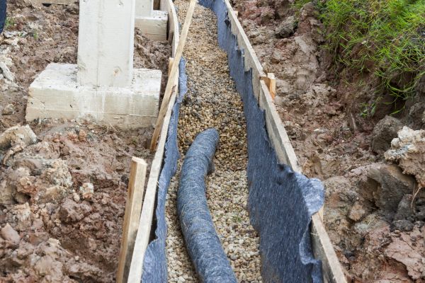 French Drain Installation in Fenton